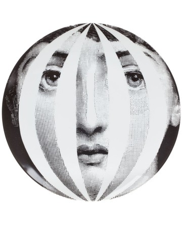 Fornasetti - Plate - unisex - One Size - White