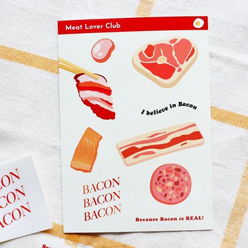 貼紙組：肉食者俱樂部