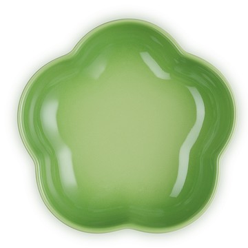 LE CREUSET -瓷器花型盤 16cm (棕櫚綠)