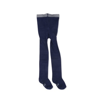 Petit Bateau Blue Tights For Baby Girl With Logo