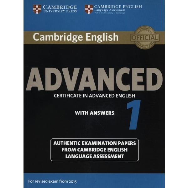 Cambridge English Advanced Student s Book with Answers ケンブリッジ大学出版