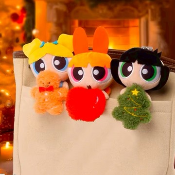 飛天小女警 電腦掛 聖誕系列 毛絨 13CM高/代購