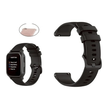 【小格紋錶帶】適用 Garmin Venu 4 41mm Venu 2s 3s 手錶 錶帶寬度18mm 運動透氣腕帶