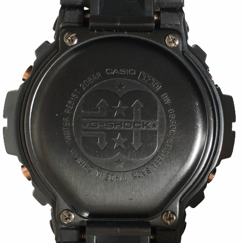 中古】G-SHOCK ジーショック 30周年記念モデル レジストブラック Resist Black 30th Anniversary CASIO カシオ  DW-6930C-1JR | LINEブランドカタログ