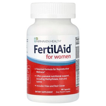 Fairhaven Health, FertilAid® 女性健康補充劑，90 粒膠囊