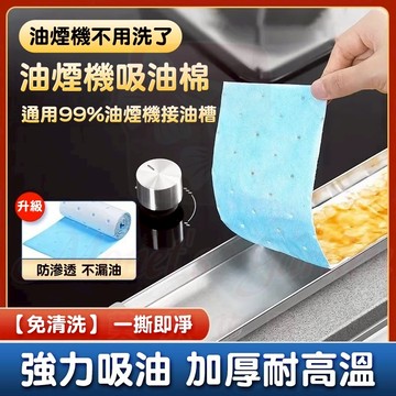 吸油棉 一次性油煙機吸油棉 抽油煙機吸油棉 接油槽吸油棉 可任意裁剪 抽油煙機 防油污過濾棉 吸油棉條 抽油煙機 通用型