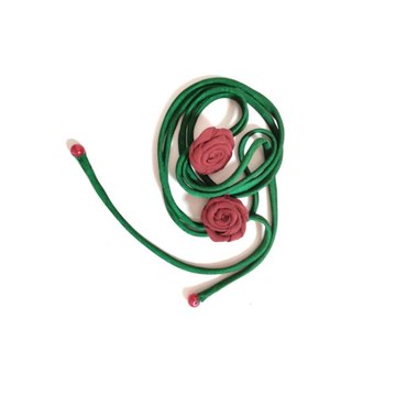 香云紗腰帶多功能活扣可調節腰鏈細腰帶頸花腰鏈