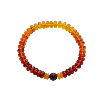 漸層琥珀手鍊 (安神定魄/招財/辟邪/淨化磁場)