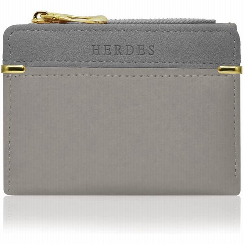 Herdes 財布 レディース 二つ折り財布 ブランド ツートン バイカラー 折り畳み 二つ折 小さい財布 ミニ財布 ミニウォレット Icカード 薄型 通販 Lineポイント最大0 5 Get Lineショッピング