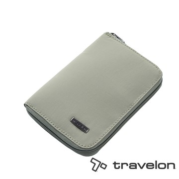 【Travelon美國防盜包】RFID護照證件錢包(TL-43401 綠)