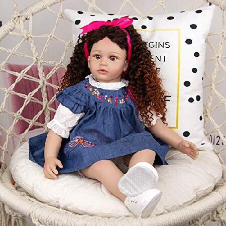 60 cm Reborn Baby Toddler Dolls Real Looking 24 Inch Cloth Body