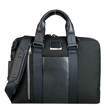 TUMI Aviano Slim Brief 尼龍薄型公文電腦15吋斜背/公事包-黑 父親節
