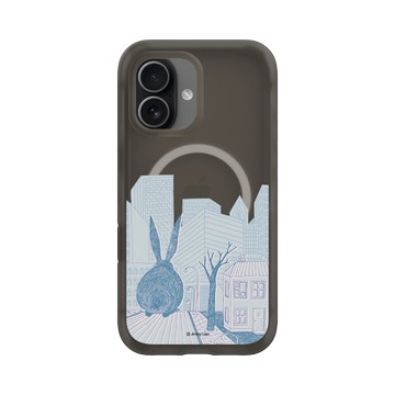 iPhone 17 AirX 本質黑 - 幾米 Jimmy Liao - 兔子系列-城市祕密