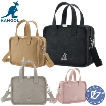 帝安諾-實體店面 KANGOL 英國袋鼠 手提包 兩用包 帆布小方包 側背包 土司包 可斜背 63251704