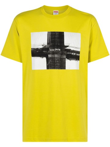Supreme - Bridge cotton T-shirt - men - Cotton - L - Yellow