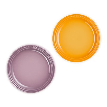 LE CREUSET -瓷器圓盤 23cm (初花/錦葵紫)