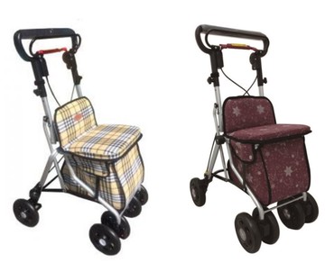 富士康銀髮健步車助行車FZK-680購物車  FZK680助行器  代步車   散步車  步行輔助車   帶輪型助步車/助行椅