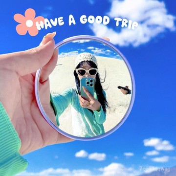 🐰隔日到貨🐰小圓鏡 隨身鏡 旅行小圓鏡 自拍鏡 自拍凸麵鏡 車用廣角鏡 小鏡子 情侶自拍 自拍神器222