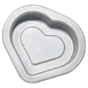 KAI 貝印 不沾心型烤模 33132  小(6 x 5.5 x 1.4cm)  1個