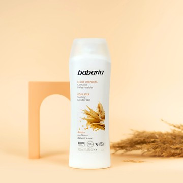 babaria 燕麥精華&芝麻油抗皺乳液 400ml - 燕麥乳液400mlx超值5入