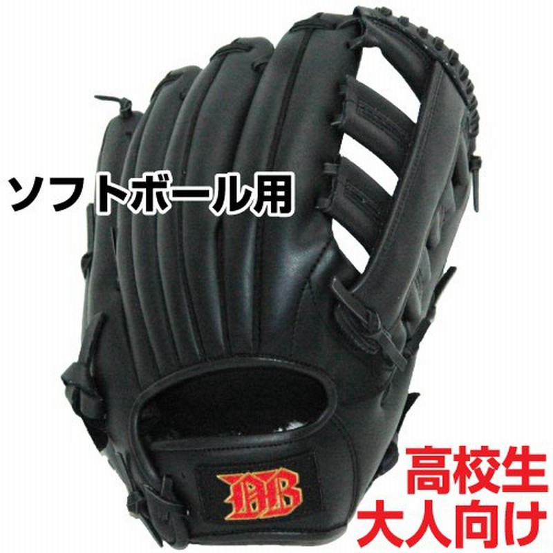 ソフトボールグローブ12 5インチ 高校生 一般大人向け カラー ブラック 通販 Lineポイント最大0 5 Get Lineショッピング