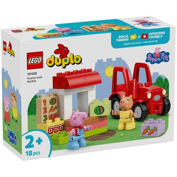[樂享積木] LEGO 10468 拖拉機和市集 得寶系列