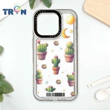 TRON iPhone 16 Pro 月亮太陽仙人掌集合 防摔太空載具殼 透白 軟硬 手機殼