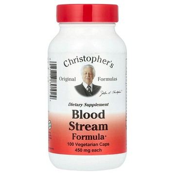 Christopher's Original Formulas, 血流幫助配方，450 毫克，100 粒素食膠囊（每粒膠囊 225 毫克）