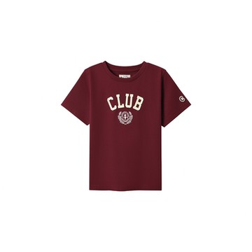 GIORDANO 童裝復古風格印花上衣 - 41 嘉年華紅