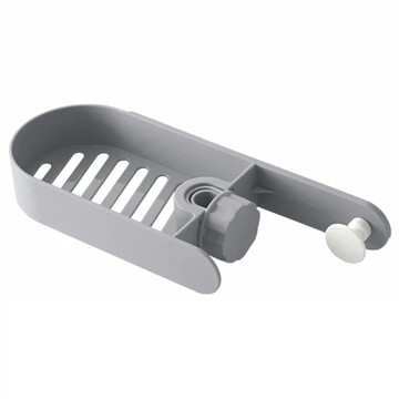 廚浴水龍頭瀝水架 置物架/收納架  灰色  1個