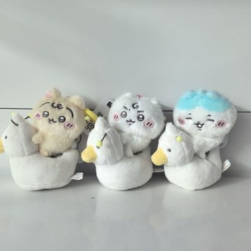 台灣發貨/免運 吉伊卡哇 baby系列 帶吊牌+水洗標 獨立包裝 騎小鴨子 烏薩奇 小八 騎鴨鴨毛絨玩偶