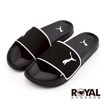 【手刀下單?滿額折扣進行中~~】 Puma Leadcat 2.0 黑白  LOGO 涼拖 運動拖鞋 男女款 NO.B2769【 38414001】