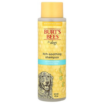 Burt's Bees, 金銀花和蘆薈瘙癢舒緩洗髮精，狗用，16 液量盎司（473 毫升）