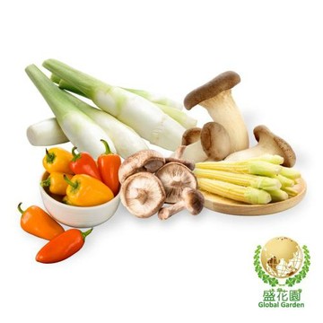 盛花園蔬果 中秋燒烤蔬食5件組