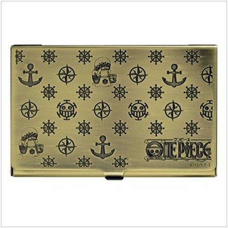 One Piece ワンピース 電伝虫メタルカードケース ブラス ロー 通販 Lineポイント最大0 5 Get Lineショッピング