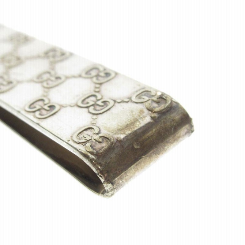 GUCCI (グッチ)【希少】ヴィンテージ マネークリップ シルバー 中古・古着通販】GUCCI (グッチ) マネークリップ シルバーカラー