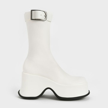 Carlisle 釦環厚底短靴