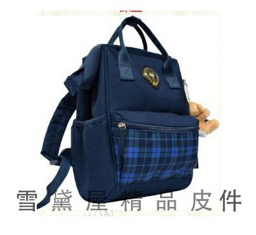 限時 滿3千賺10%點數↘ | ~雪黛屋~OXFORD 後背包中容量可A4資夾13L防水尼龍布材質二側水瓶外袋口附可愛娃娃中低年級外出郊遊HOV020