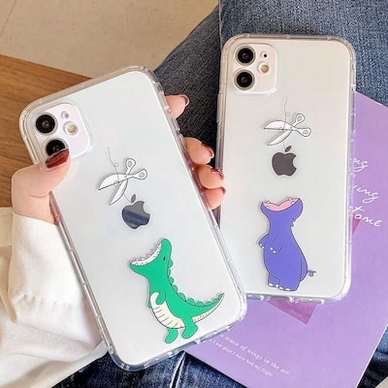 Iphone12 ケース 韓国カップル恐竜透明ソフト Iphone11ケースiphoneケースiphonexrケースiphonexsケース Iphone7 8 Xケースiphone12pro対応 通販 Lineポイント最大get Lineショッピング