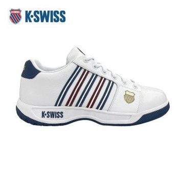 K-SWISS 經典運動鞋 EADALL  女鞋 白藍紅色 91353-173-M