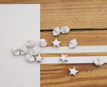【星星紙】 折星星紙條(淺灰)930502