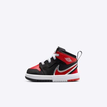 Nike Jordan 1 Mid RM Easyon TD [FQ1283-006] 小童 運動休閒鞋 中筒 黑紅