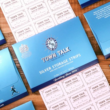 Town Talk 銀器抗氧化保存片 36小片 銀飾收納專用 防變黑收藏片 延緩氧化 英國製