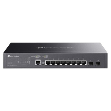TP-Link Omada Gigabit L2+管理型交換器 10/100/1000 Mbps 8埠 + SFP 2埠 + RJ-45 1埠 + Micro-USB 1埠  SG3210  1個