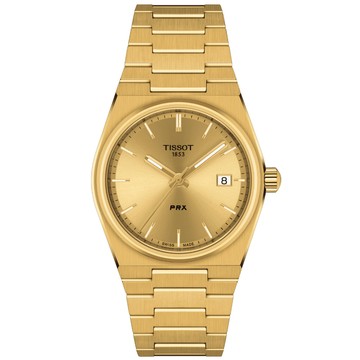 TISSOT 官方授權 PRX 簡約復古石英腕錶-金 錶 手錶 送禮 T1372103302100 / T137.210.33.021.00