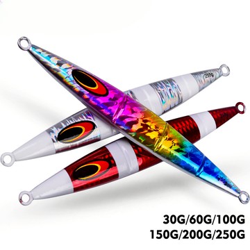 【TTFF】慢搖鐵板鉛魚深海船釣夜光路亞餌 30g-250g 海釣假餌速沉路亞鐵板漁具現貨批發