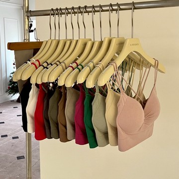 【ⓇⒺⓃⒶ 台灣現貨每天出】交叉美背內搭/固定杯小可愛/大露背小可愛/露背背心/百搭【R21946】