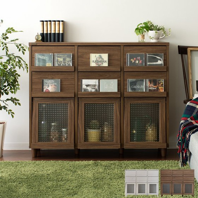 キャビネット リビング 収納 収納棚 サイドボード おしゃれ 木製 収納家具 ディスプレイラック 北欧 モダン 本棚 収納ラック シェルフ フラップ扉 通販 Lineポイント最大0 5 Get Lineショッピング