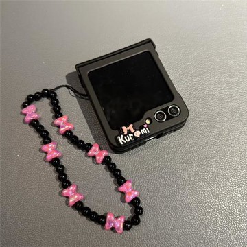 反差萌適用三星zflip6全包折疊手機殼w25flip5硬殼華為novaflipocket2保護殼oppofindn2n3flip黑色中軸保護套