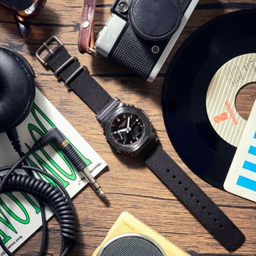 CASIO 卡西歐 G-SHOCK 八角金屬錶殼 雙顯手錶-黑 GM-2100CB-1A_44.4mm